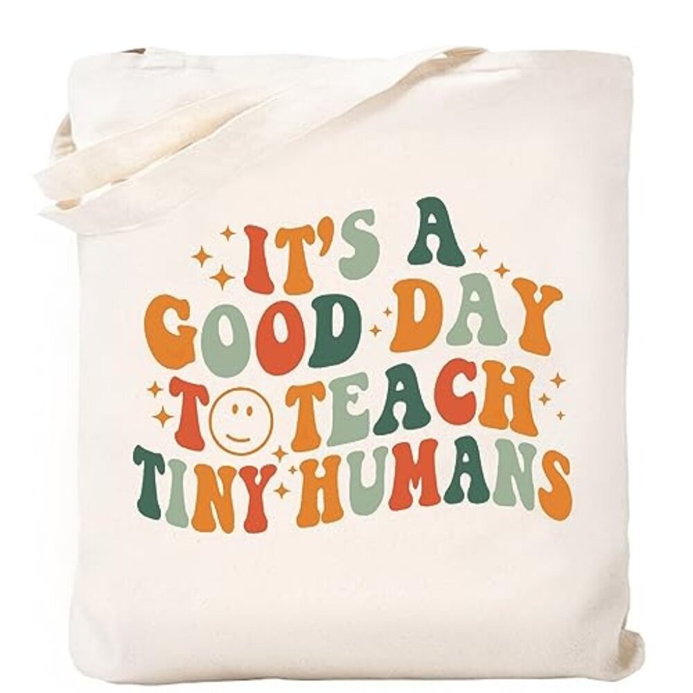 Teacher Appreciation Gifts‎ School Canvas Tote Bags Aesthetic